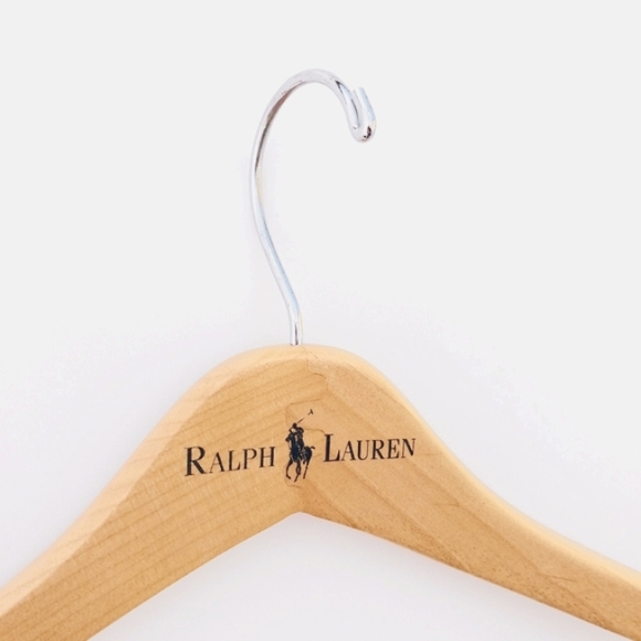 RL Ralph Lauren Child hanger wood 12 3/4 " - Picture 3 of 4